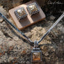 Two-Tone Pendant:  18K Gold plated onto Sterling Silver - OutOfAsia